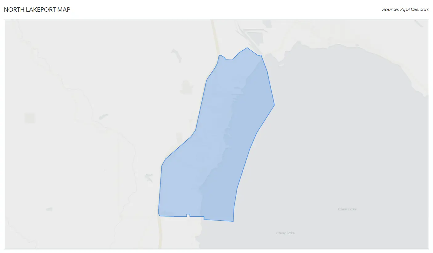 North Lakeport Map