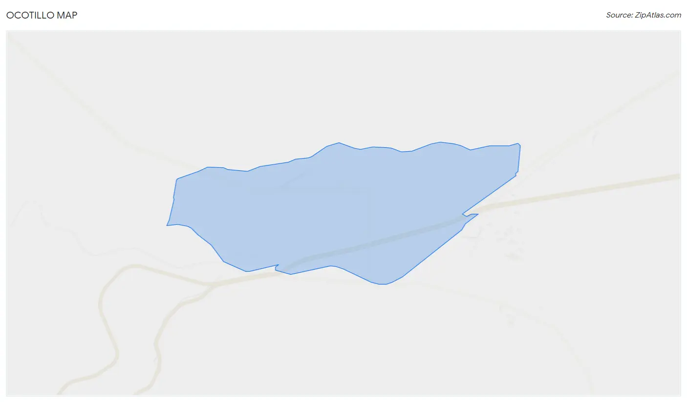 Ocotillo Map