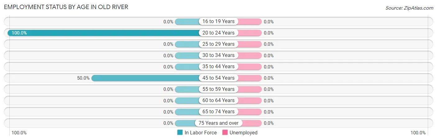 Employment Status by Age in Old River