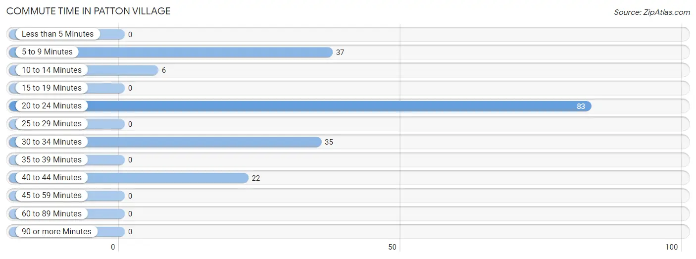 Commute Time in Patton Village