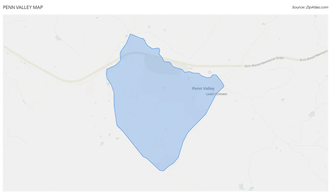 Penn Valley Map