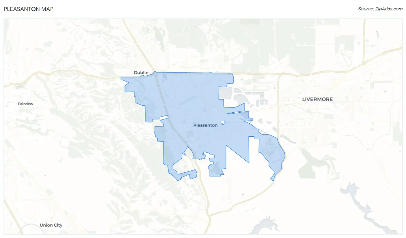 Pleasanton Map