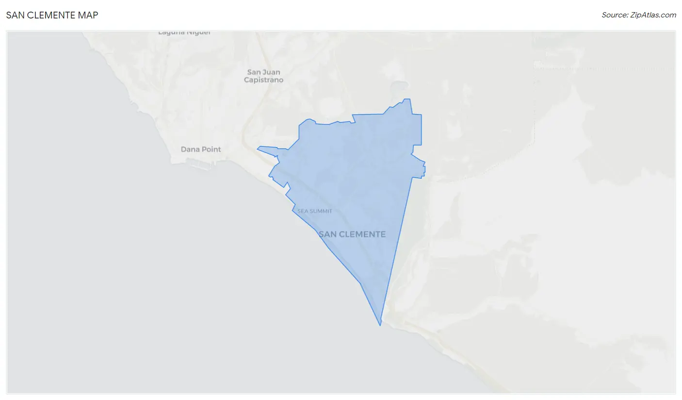 San Clemente Map