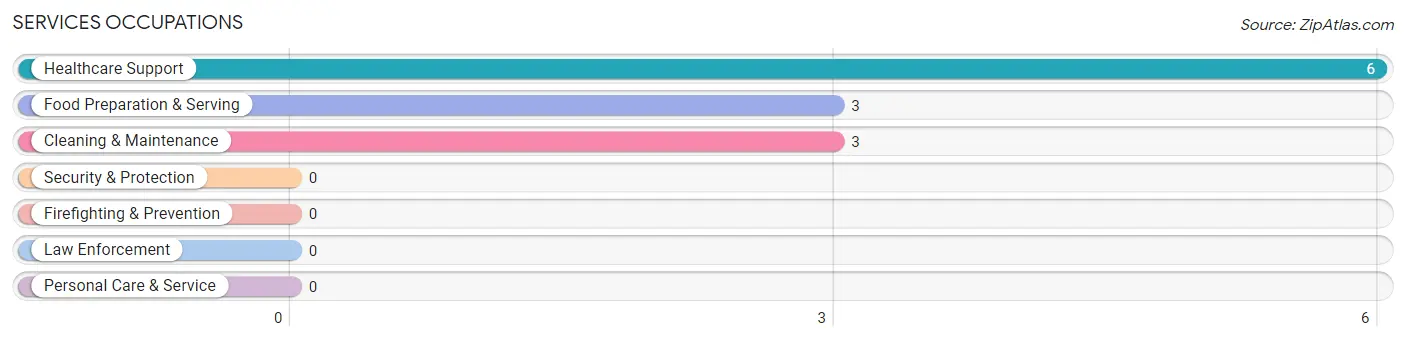 Services Occupations in San Lucas