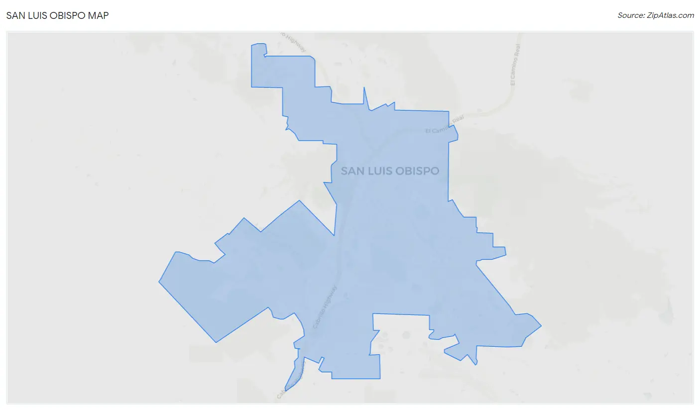 San Luis Obispo Map