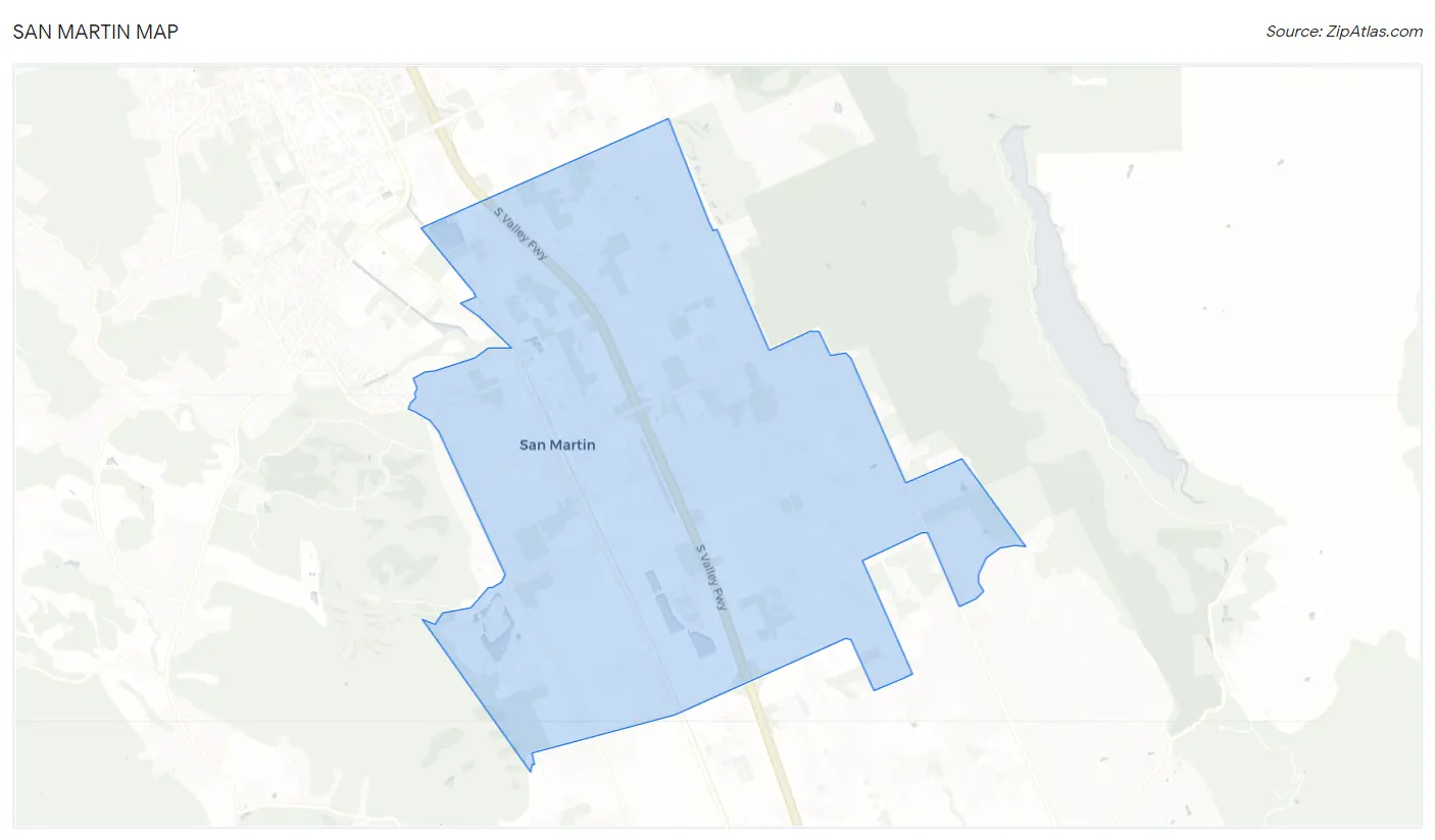 San Martin Map