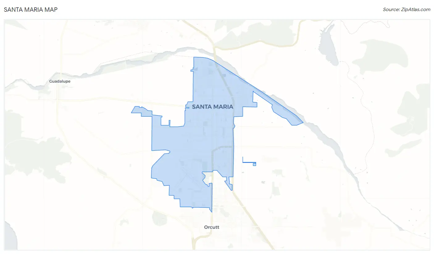 Santa Maria Map