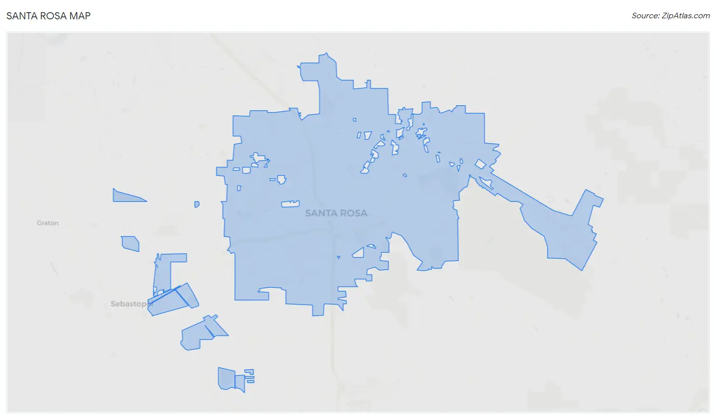 Santa Rosa Map