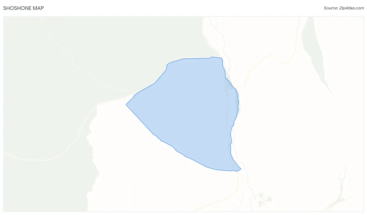 Shoshone Map