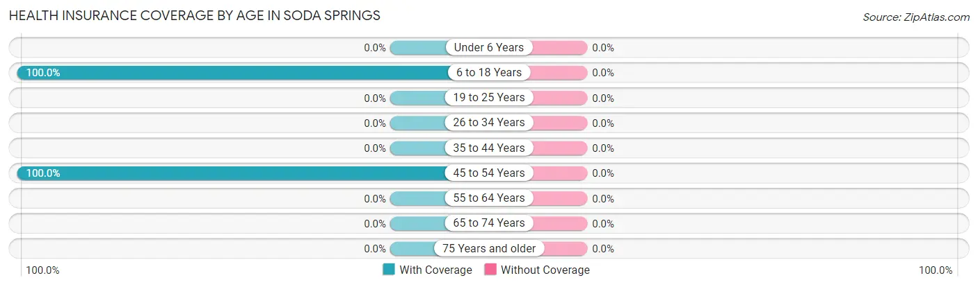 Health Insurance Coverage by Age in Soda Springs