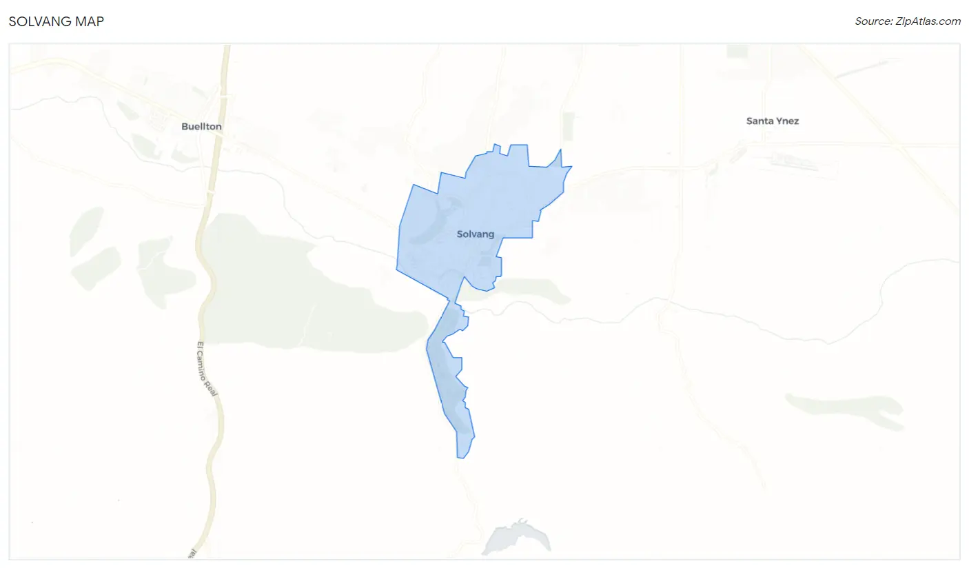 Solvang Map