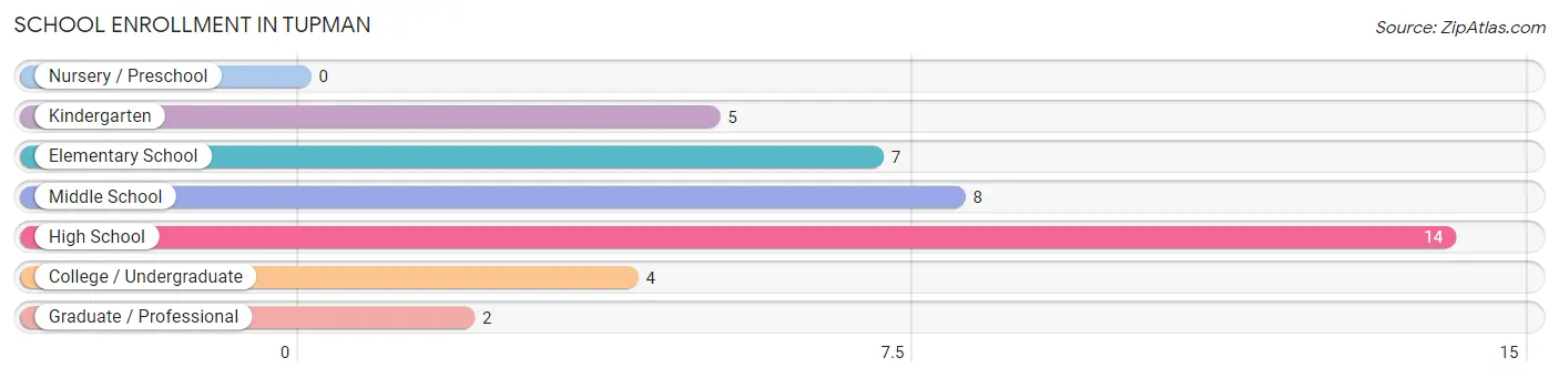 School Enrollment in Tupman