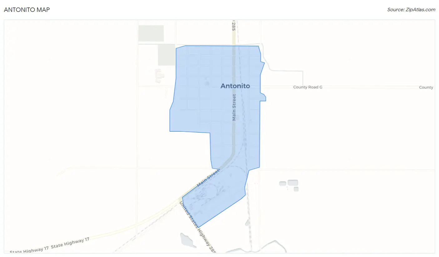 Antonito Map