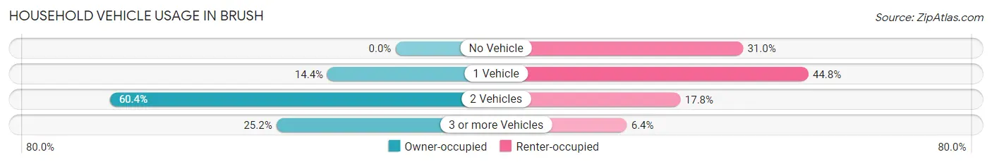 Household Vehicle Usage in Brush