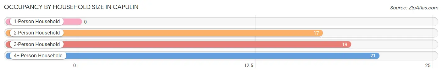 Occupancy by Household Size in Capulin