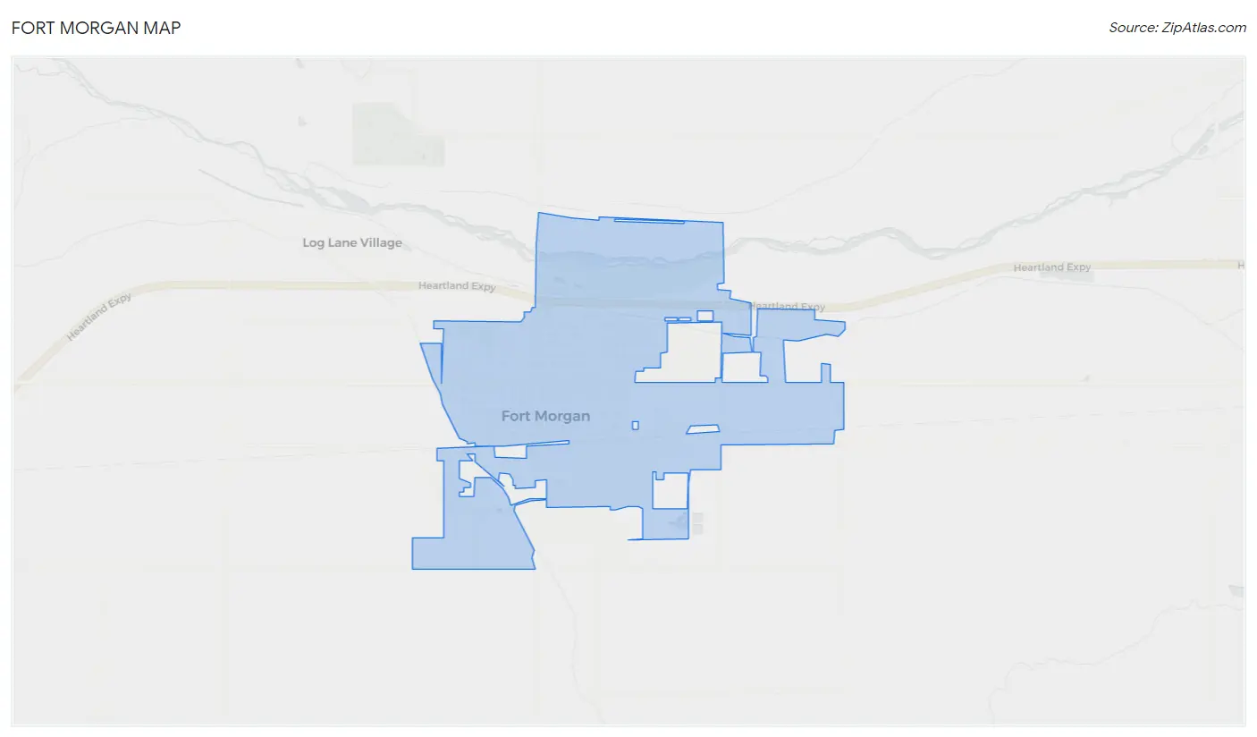 Fort Morgan Map