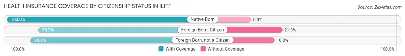 Health Insurance Coverage by Citizenship Status in Iliff