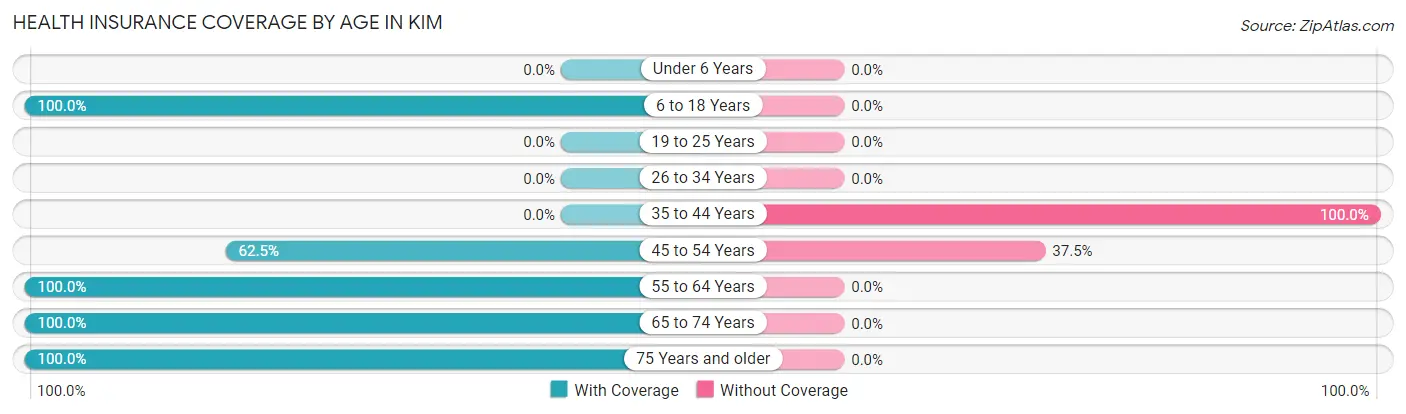 Health Insurance Coverage by Age in Kim