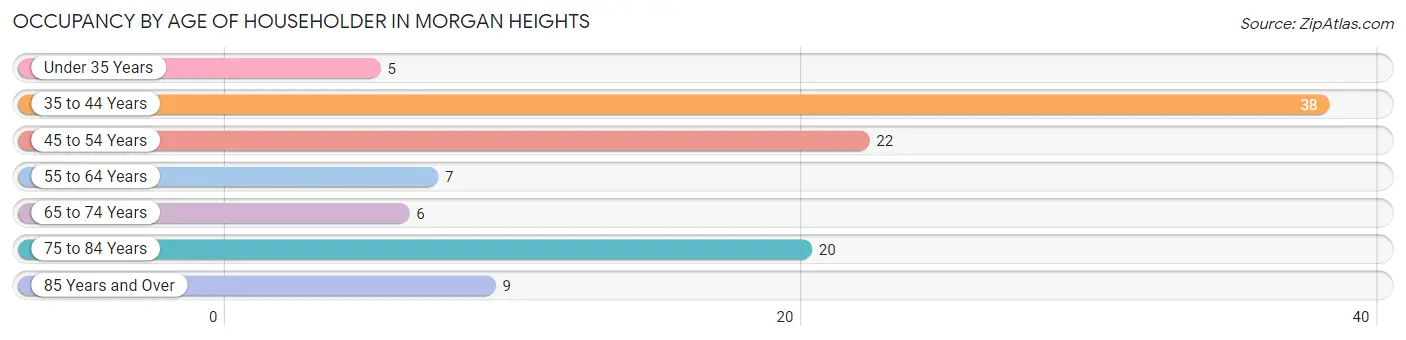 Occupancy by Age of Householder in Morgan Heights