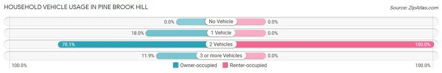Household Vehicle Usage in Pine Brook Hill
