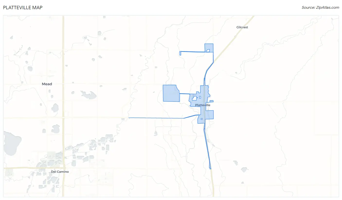 Platteville Map