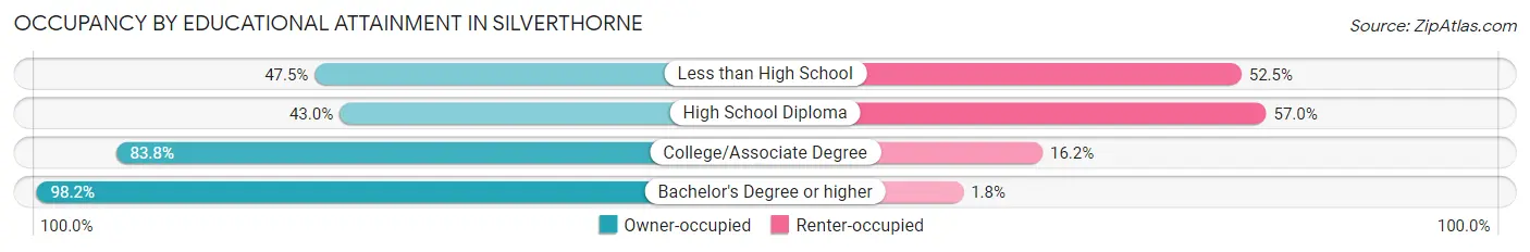 Occupancy by Educational Attainment in Silverthorne
