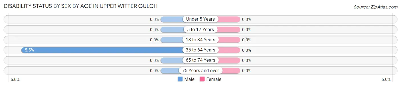 Disability Status by Sex by Age in Upper Witter Gulch