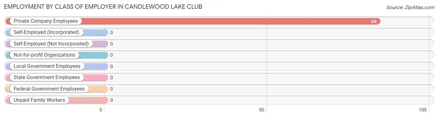 Employment by Class of Employer in Candlewood Lake Club