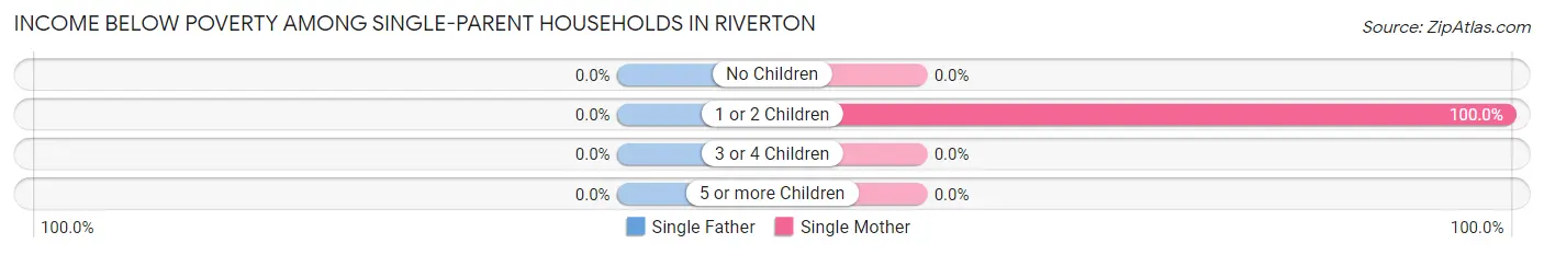 Income Below Poverty Among Single-Parent Households in Riverton
