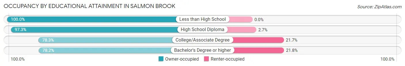 Occupancy by Educational Attainment in Salmon Brook