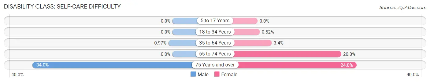 Disability in Bowling Green: <span>Self-Care Difficulty</span>