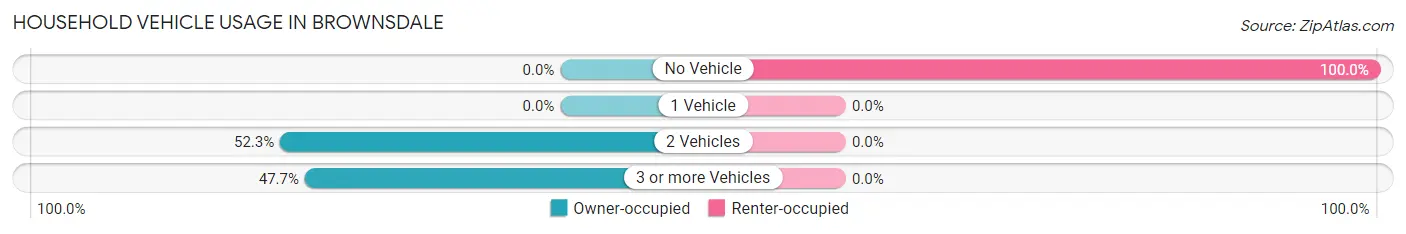 Household Vehicle Usage in Brownsdale