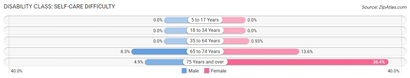 Disability in Cross City: <span>Self-Care Difficulty</span>