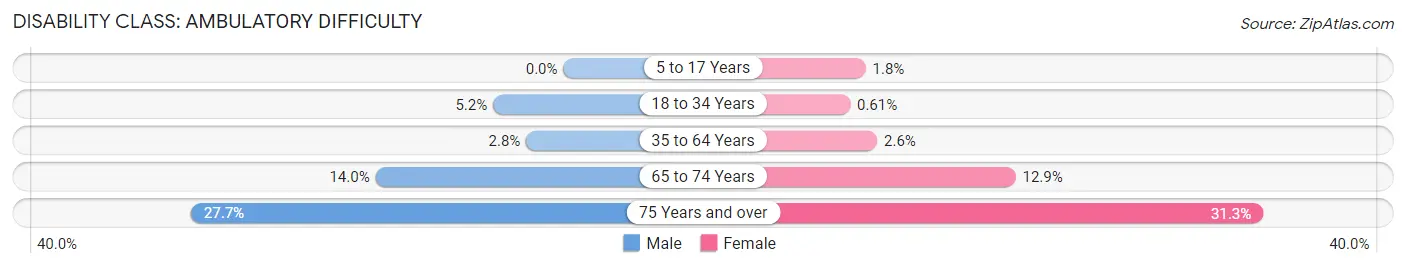 Disability in Destin: <span>Ambulatory Difficulty</span>