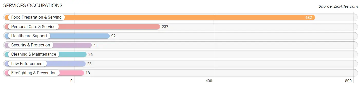 Services Occupations in Doctor Phillips