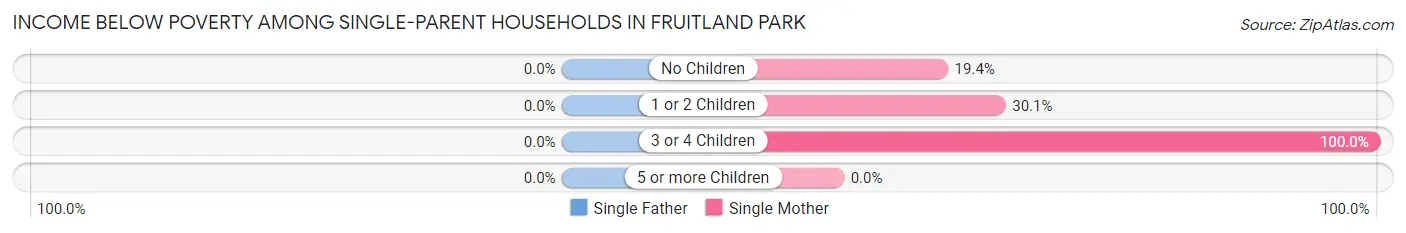 Income Below Poverty Among Single-Parent Households in Fruitland Park