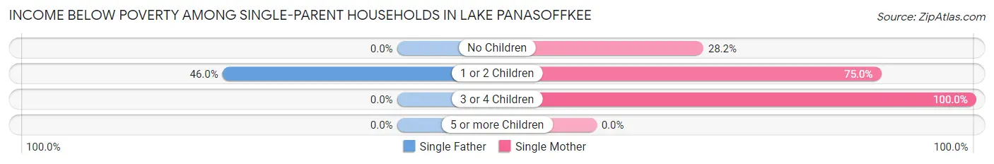 Income Below Poverty Among Single-Parent Households in Lake Panasoffkee
