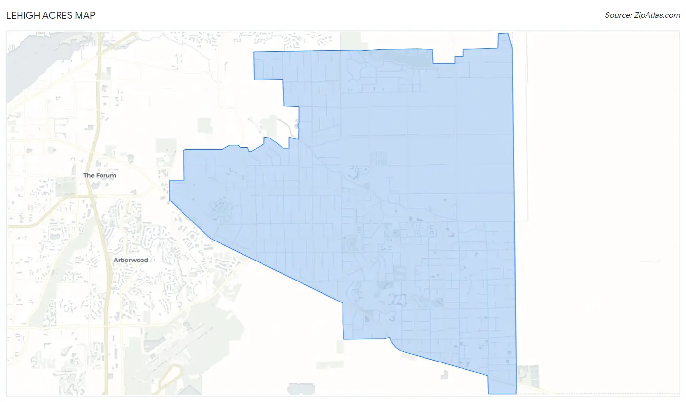 Lehigh Acres Map