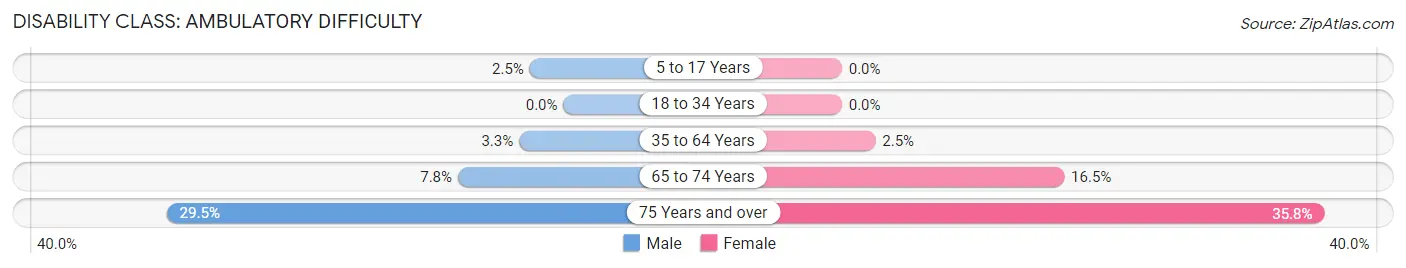 Disability in Maitland: <span>Ambulatory Difficulty</span>