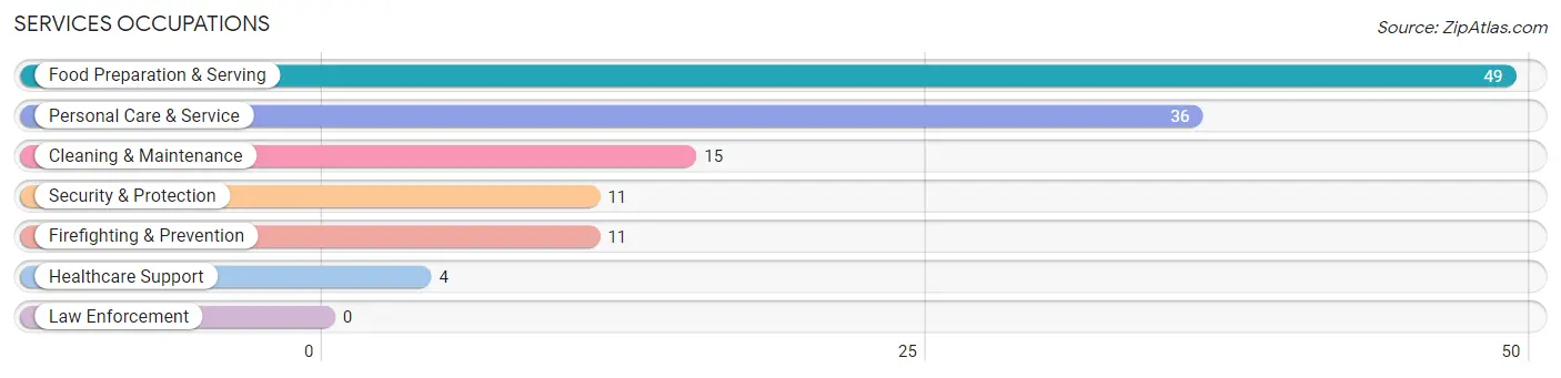 Services Occupations in Montverde