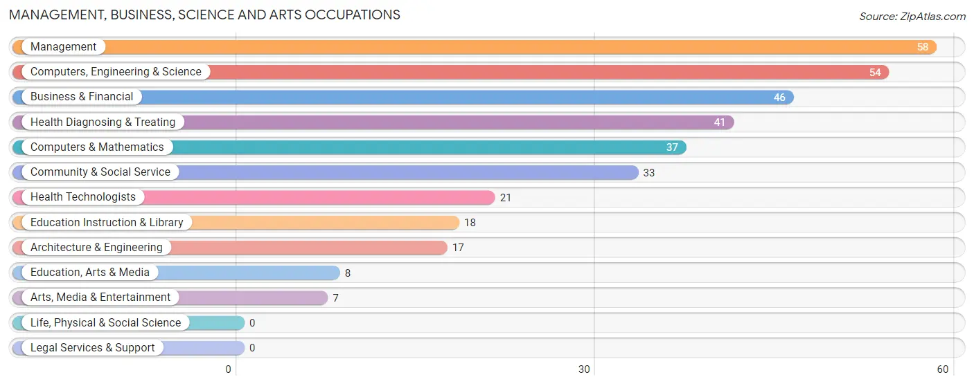 Management, Business, Science and Arts Occupations in Patrick AFB