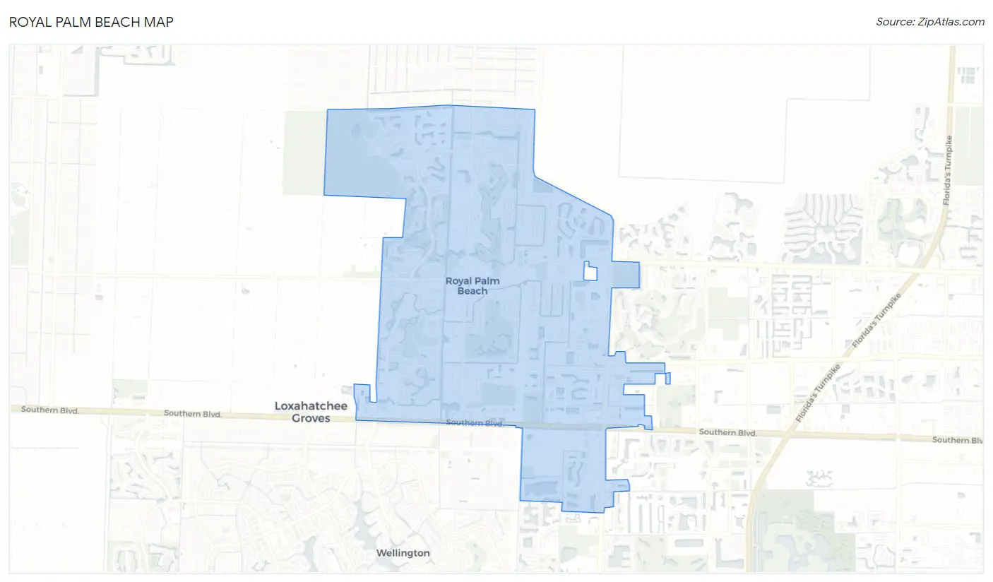 Royal Palm Beach Map