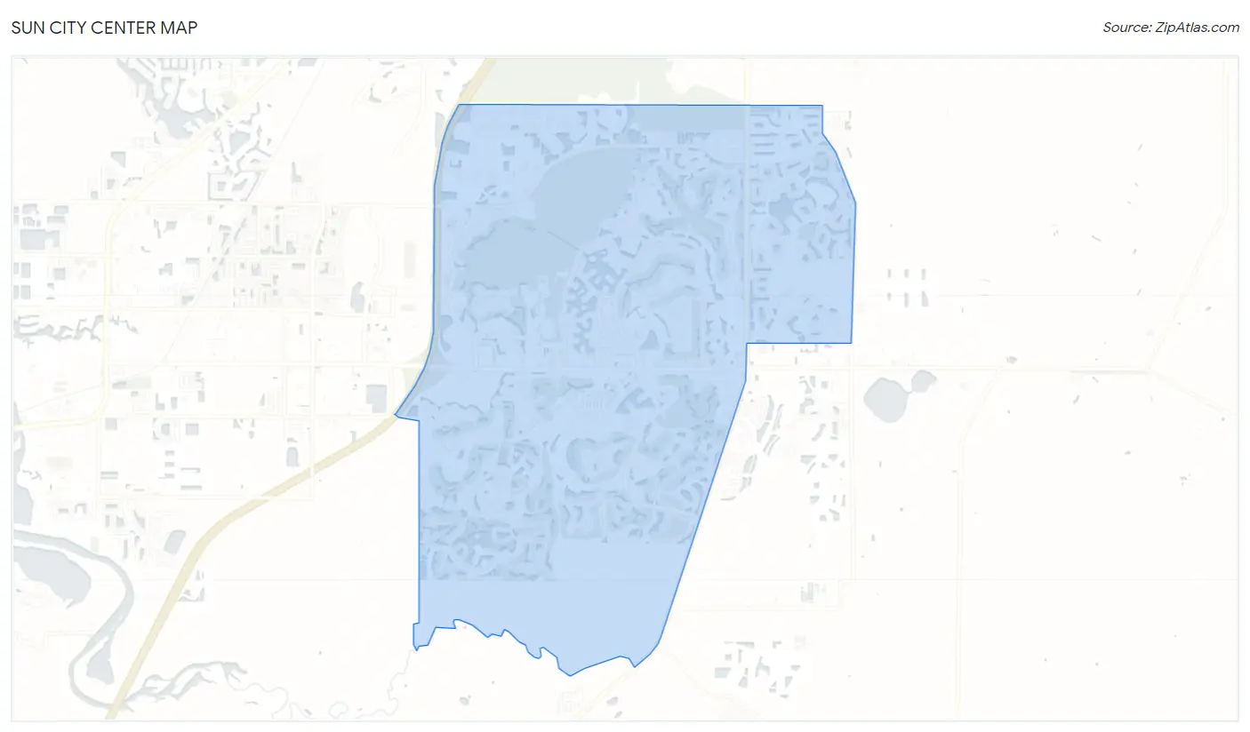 Sun City Center Map