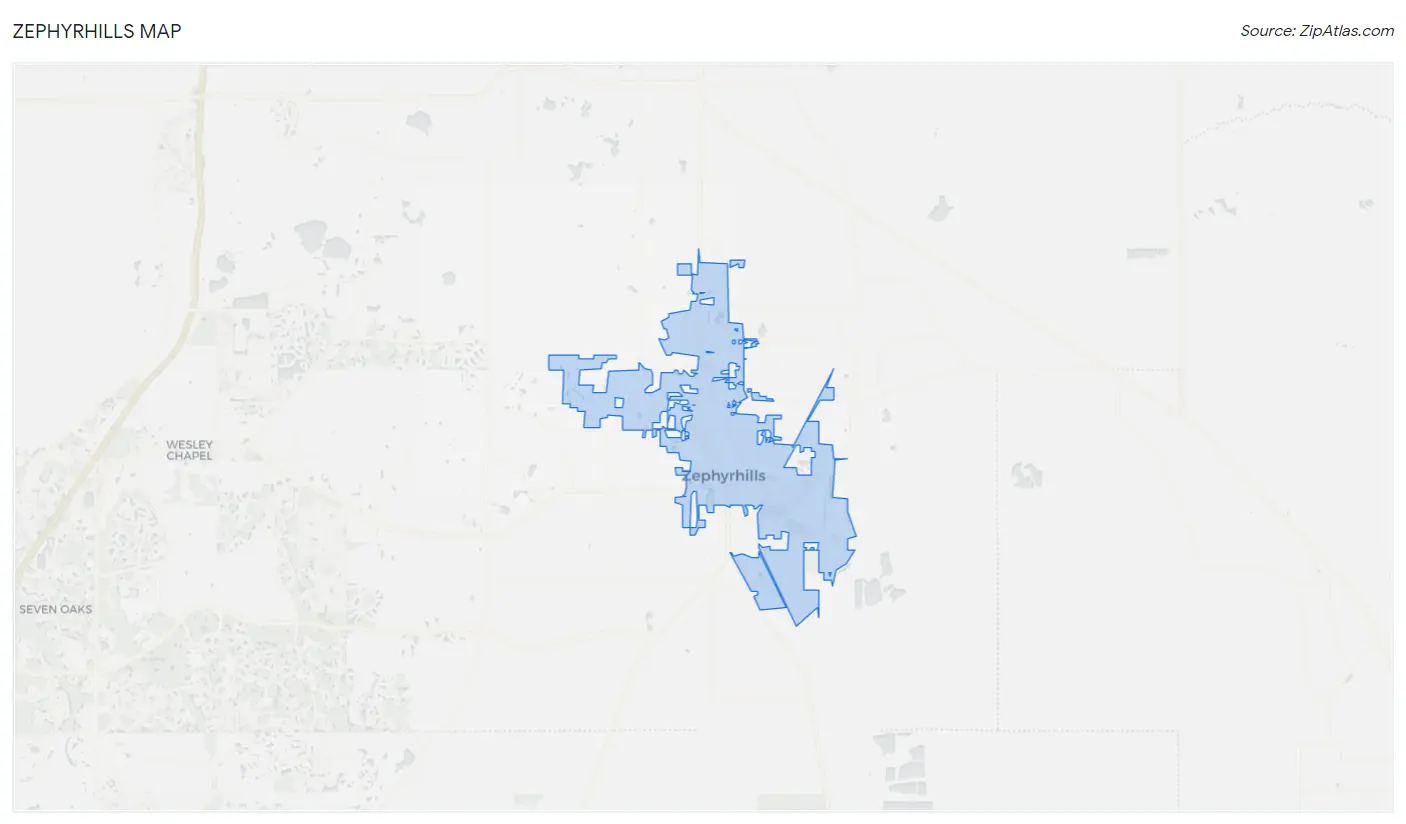 Zephyrhills Map