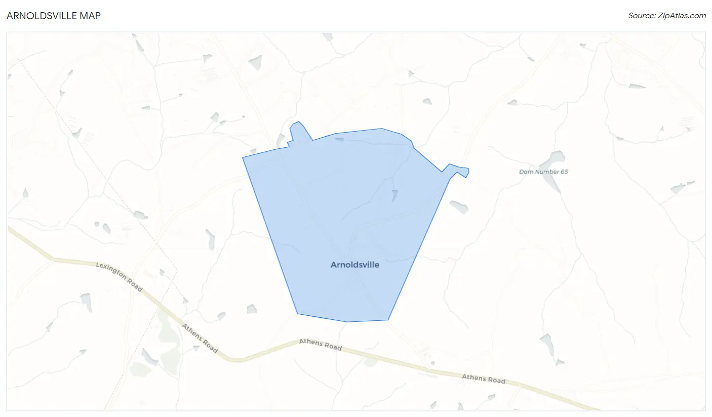 Arnoldsville Map
