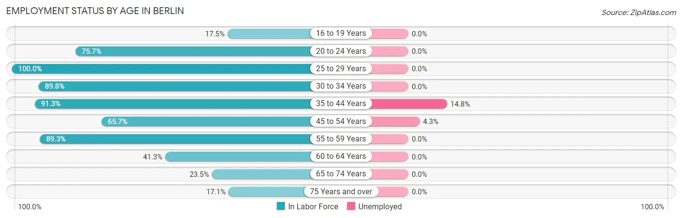 Employment Status by Age in Berlin