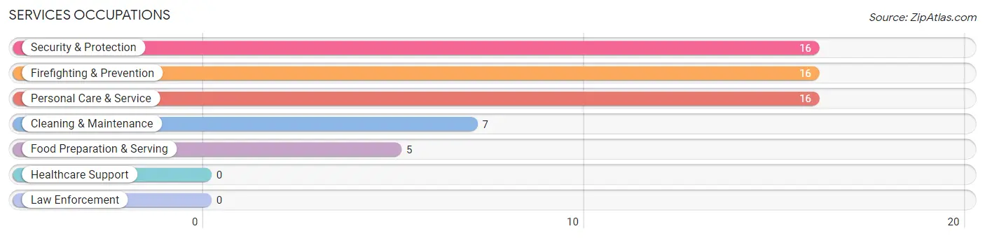 Services Occupations in Box Springs