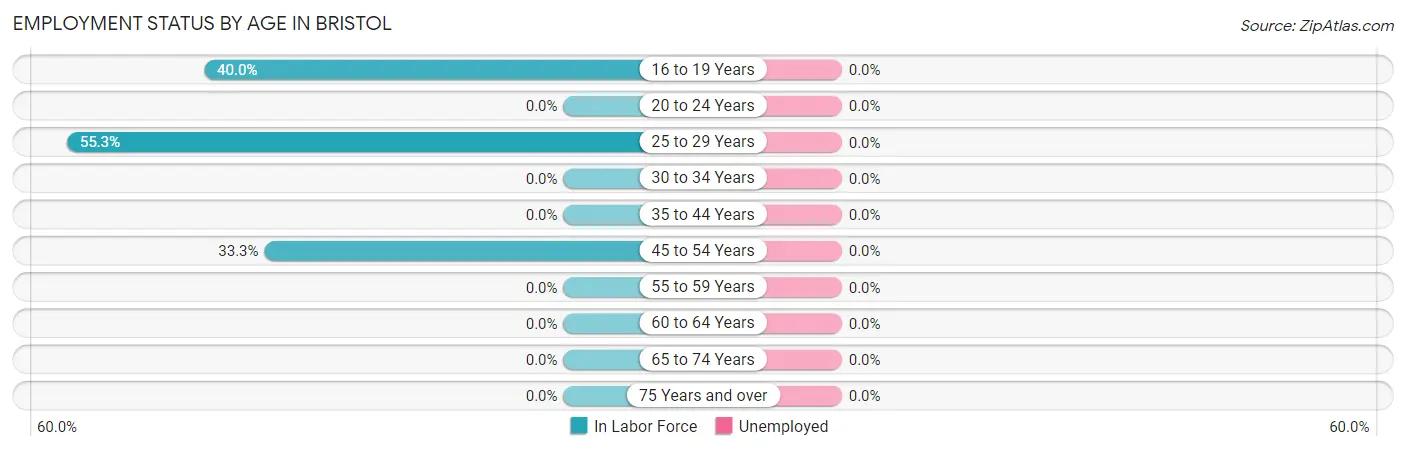 Employment Status by Age in Bristol