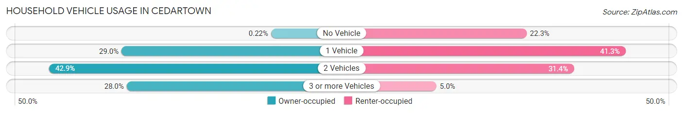 Household Vehicle Usage in Cedartown