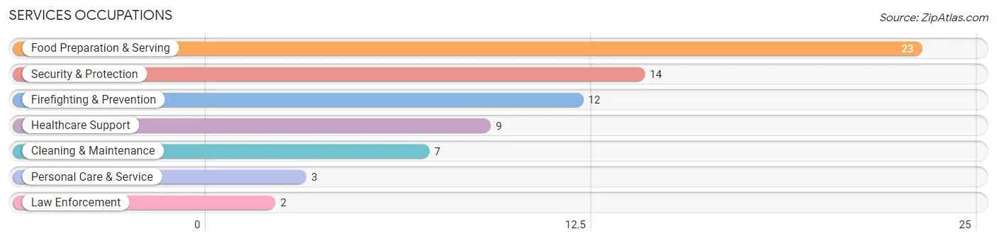 Services Occupations in Clermont